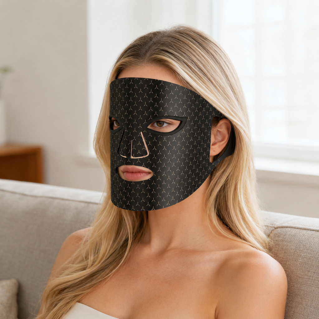 Wireless Red & Blue LED Beauty Facial Mask